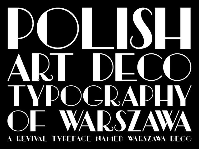 Пример шрифта Polish
