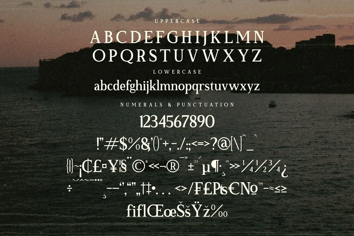 Пример шрифта Travelast Italic