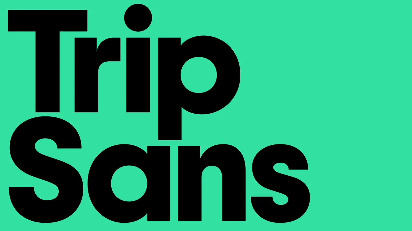 Пример шрифта Trip Sans Bold