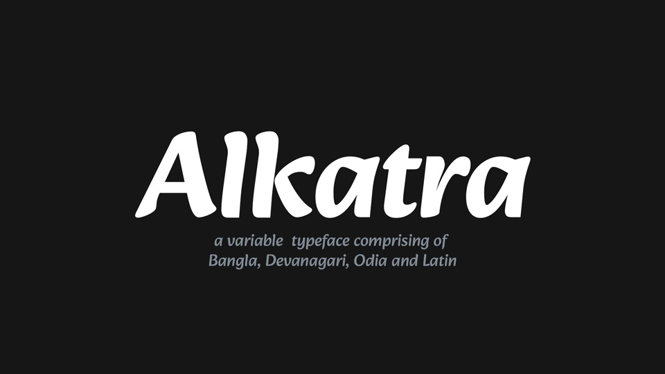 Пример шрифта Alkatra