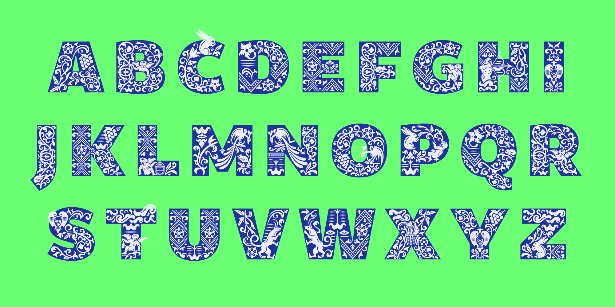 Пример шрифта Amifer Bold Italic