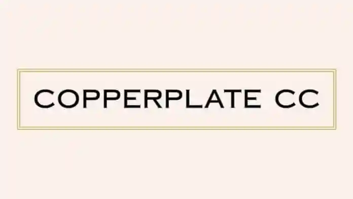 Пример шрифта Copperplate CC