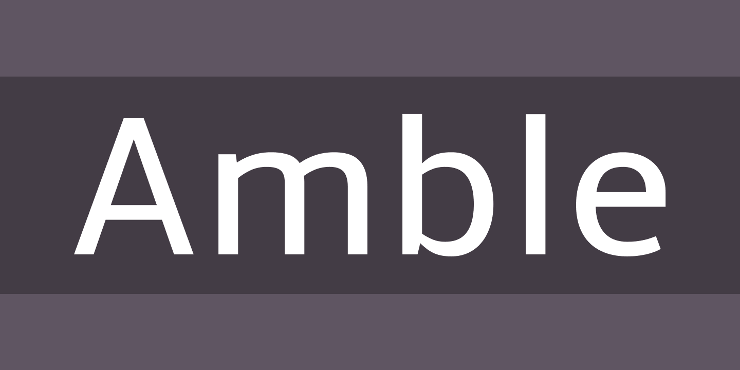 Пример шрифта Amble Light Condensed Italic