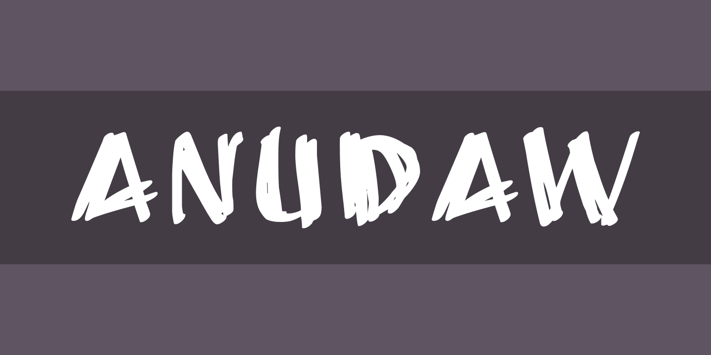 Пример шрифта AnuDaw Regular