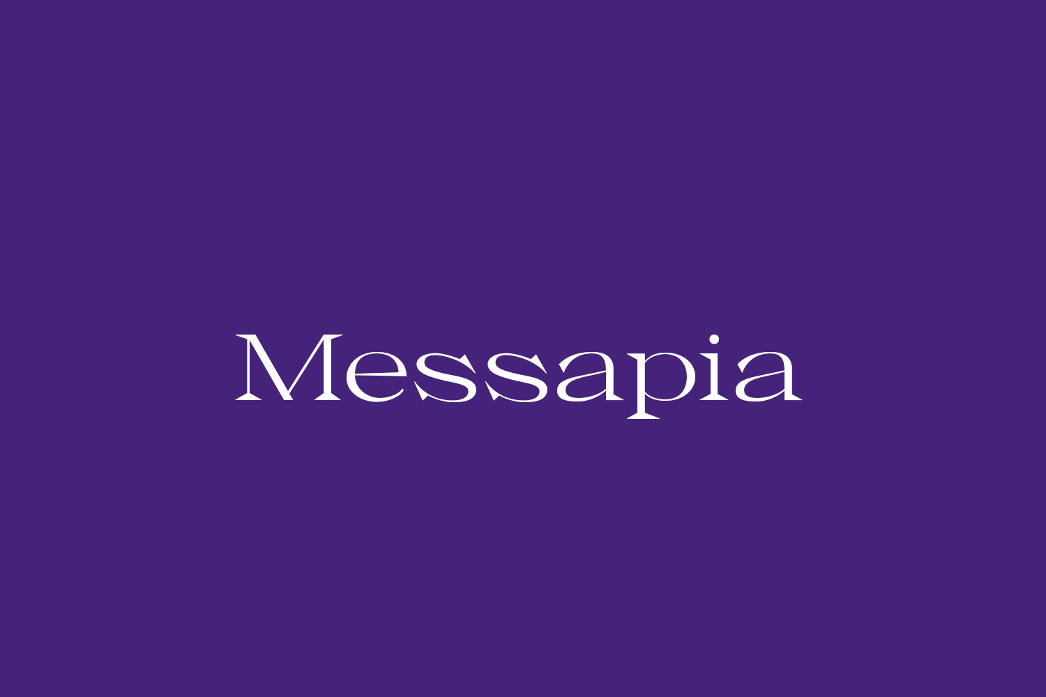 Пример шрифта Messapia