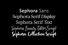 Пример шрифта Sephora Sans Editor