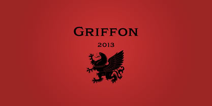 Пример шрифта Griffon Extra Light