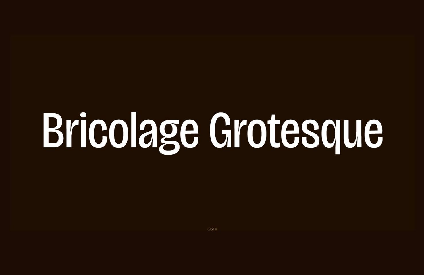 Пример шрифта Bricolage Grotesque Medium
