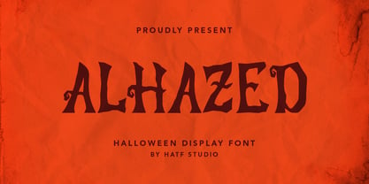 Пример шрифта Alhazed