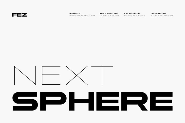 Пример шрифта Next Sphere SemiBold