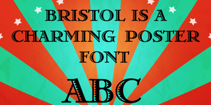 Пример шрифта Bristol Regular