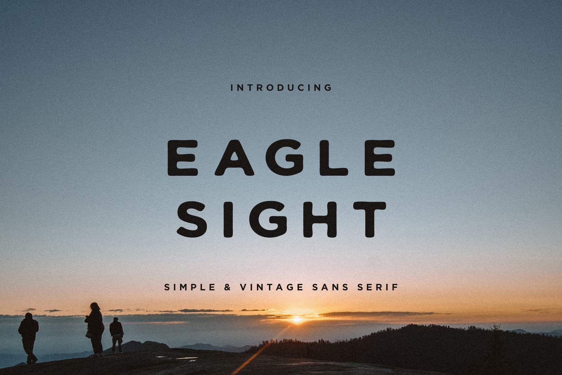 Пример шрифта Eagle Sight Rough