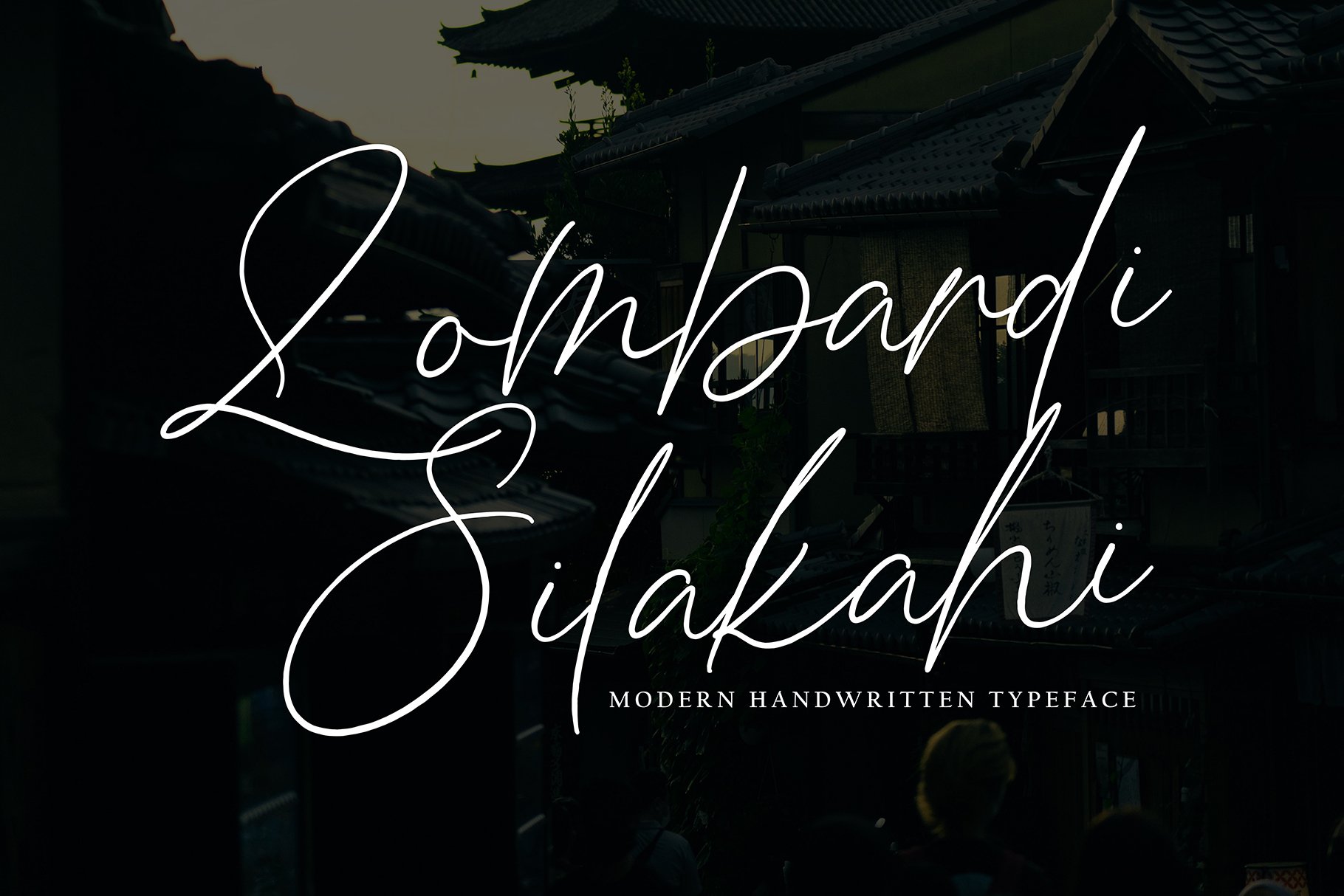 Пример шрифта Lombardi Silakahi Regular