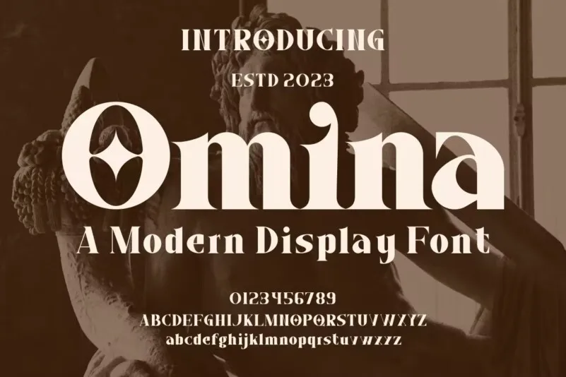 Пример шрифта Omina Regular