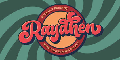 Пример шрифта Raydhen Regular