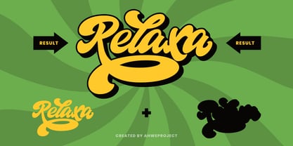 Пример шрифта Relaxa Regular