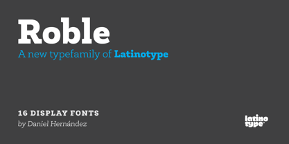 Пример шрифта Roble Extra Bold Italic
