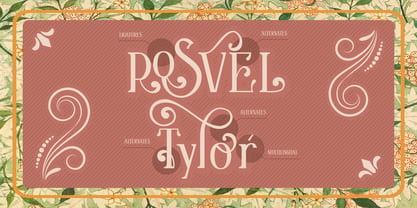 Пример шрифта Roseva Regular