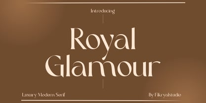 Пример шрифта Royal Glamour
