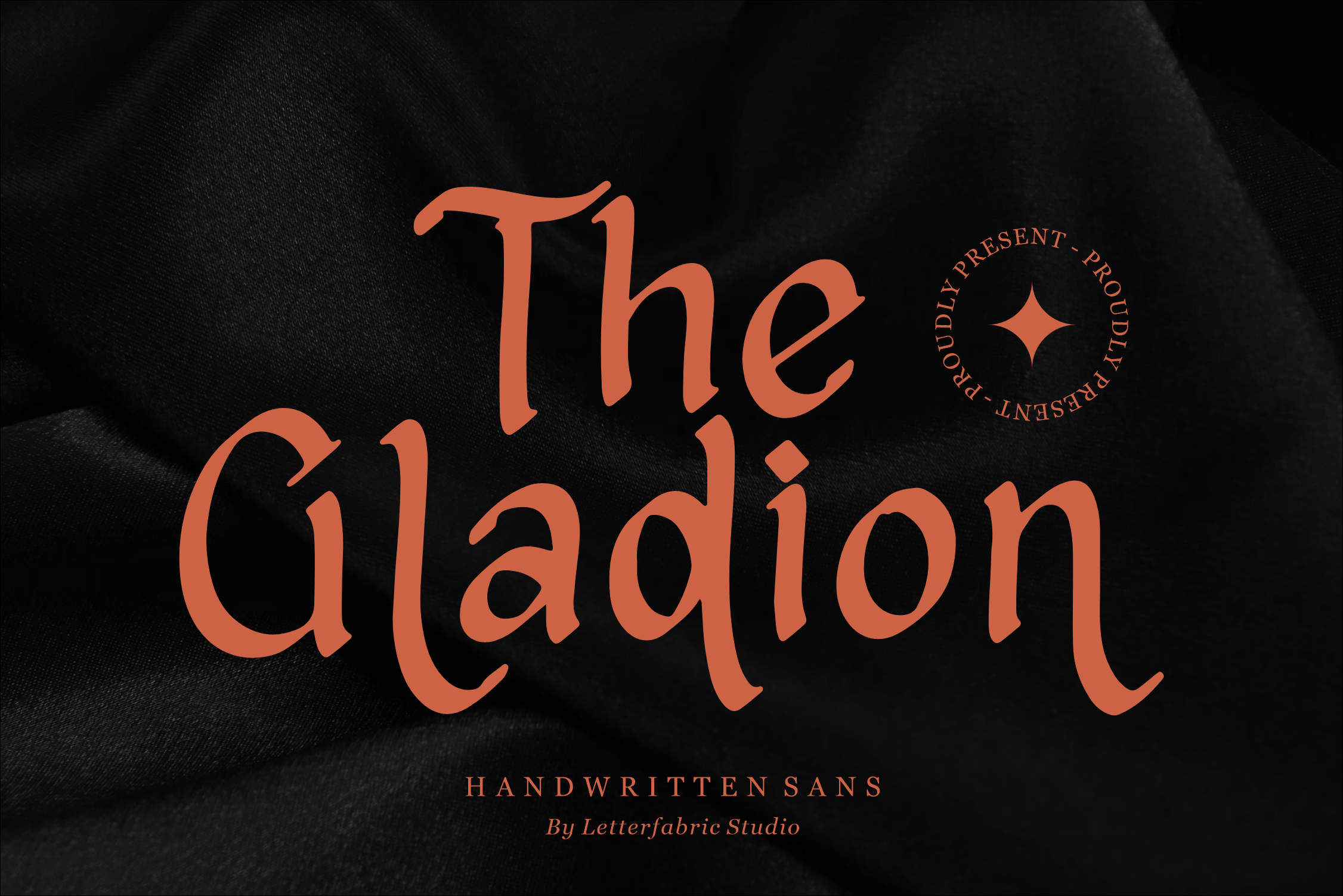 Пример шрифта The Gladion Regular