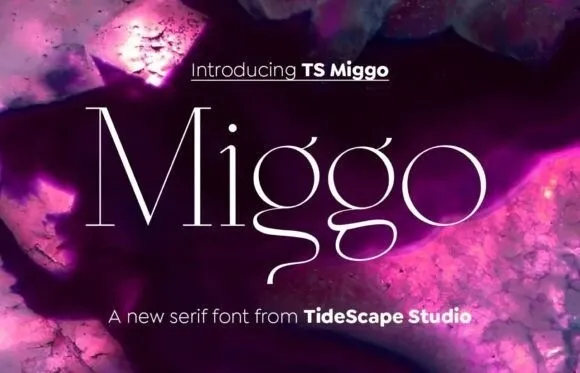 Пример шрифта TS Miggo