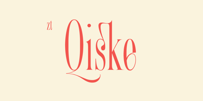 Пример шрифта Zt Qiske Regular