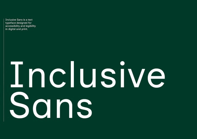 Пример шрифта Inclusive Sans