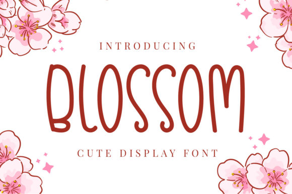 Пример шрифта Blossom Regular