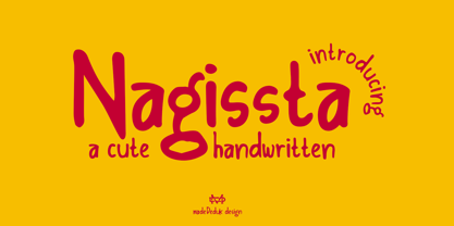Пример шрифта Nagissta