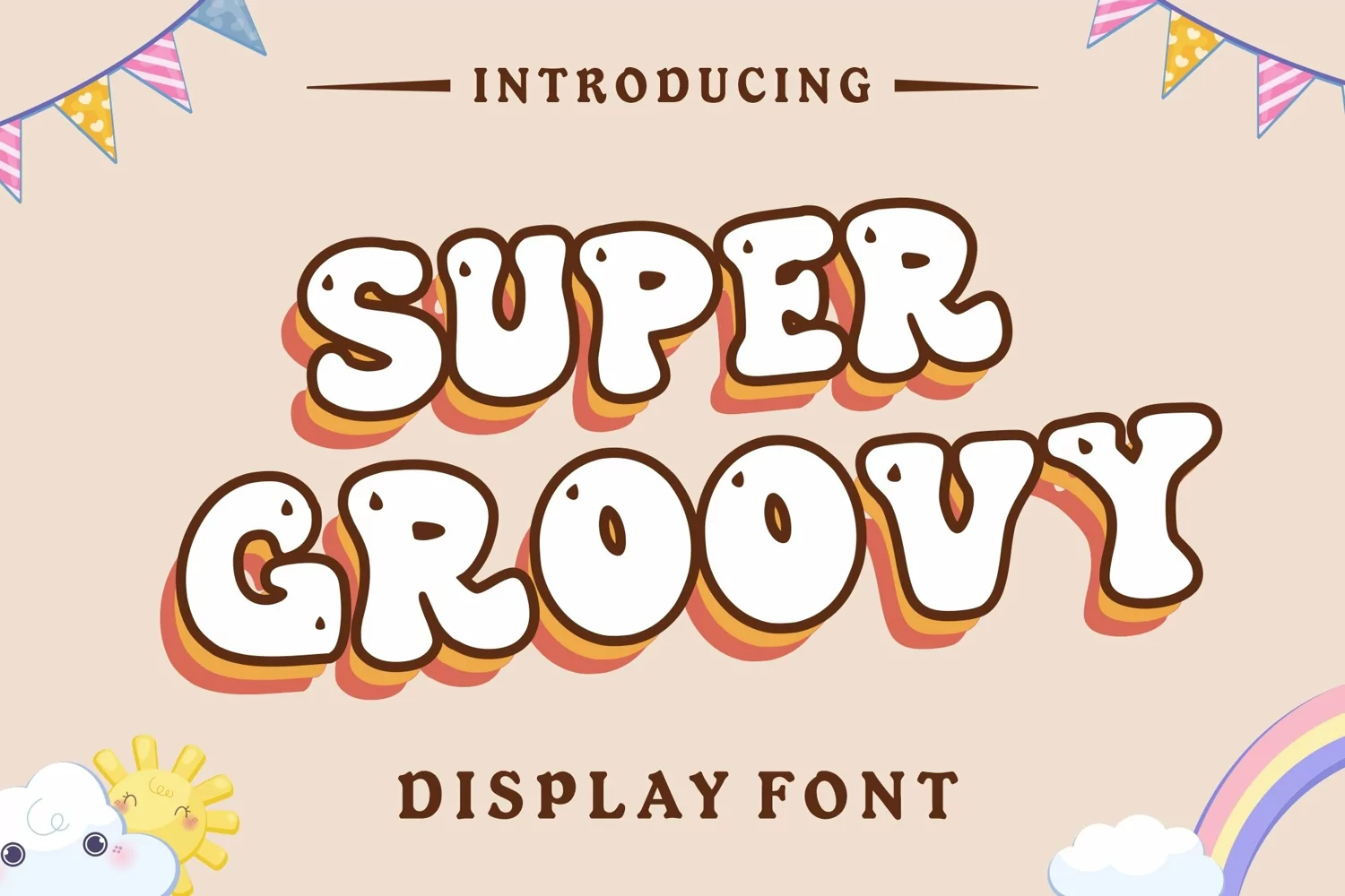 Пример шрифта Super Groovy