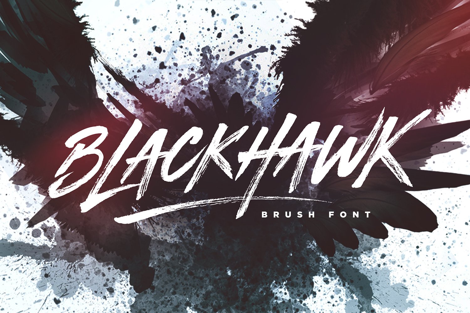 Пример шрифта Black Hawk