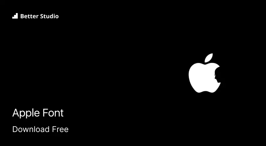 Пример шрифта Apple
