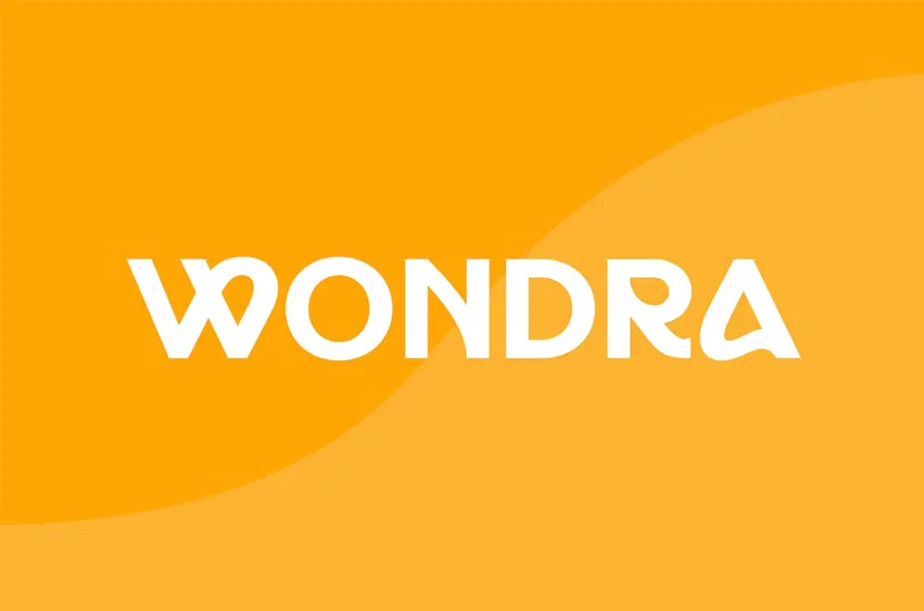 Пример шрифта Wondra