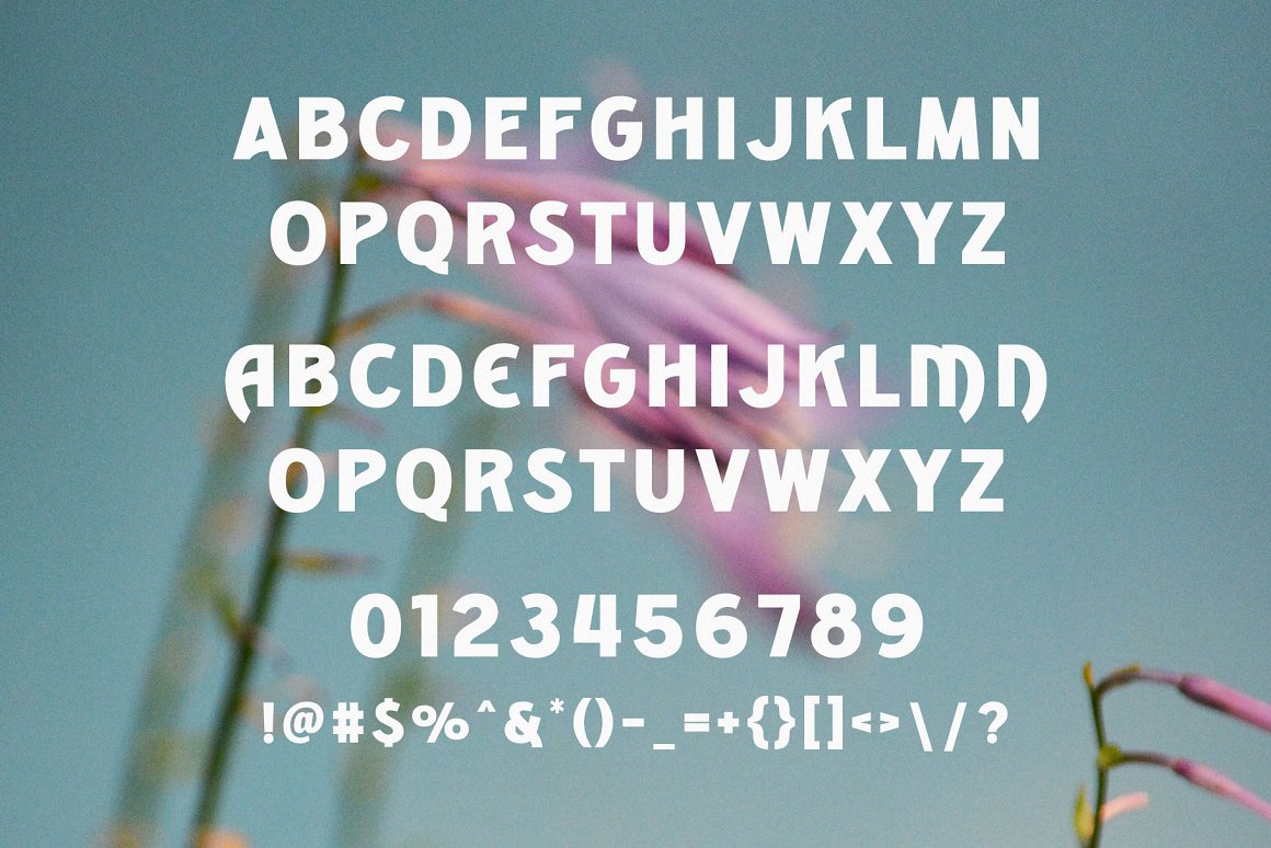 Пример шрифта Rumikon Regular