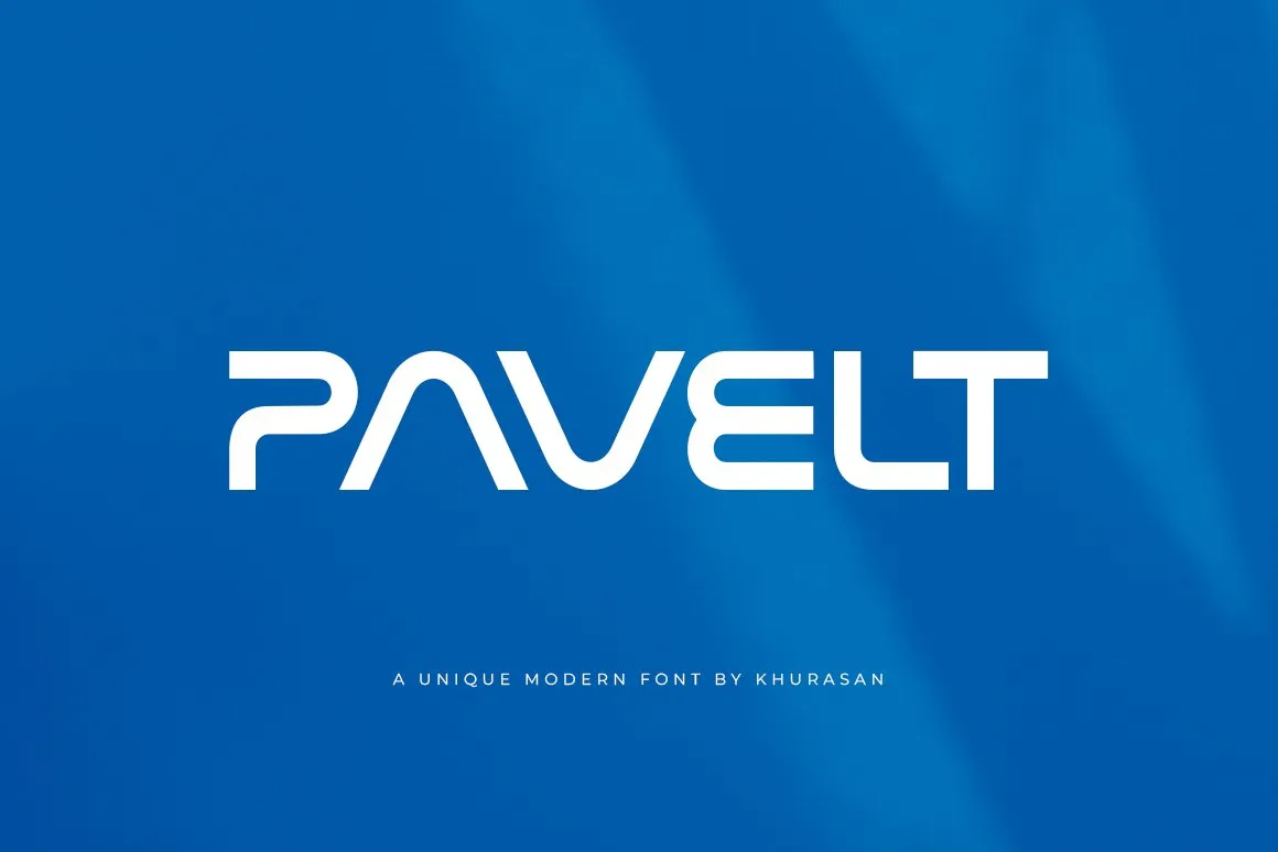 Пример шрифта Pavelt