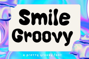 Пример шрифта Smile Groovy