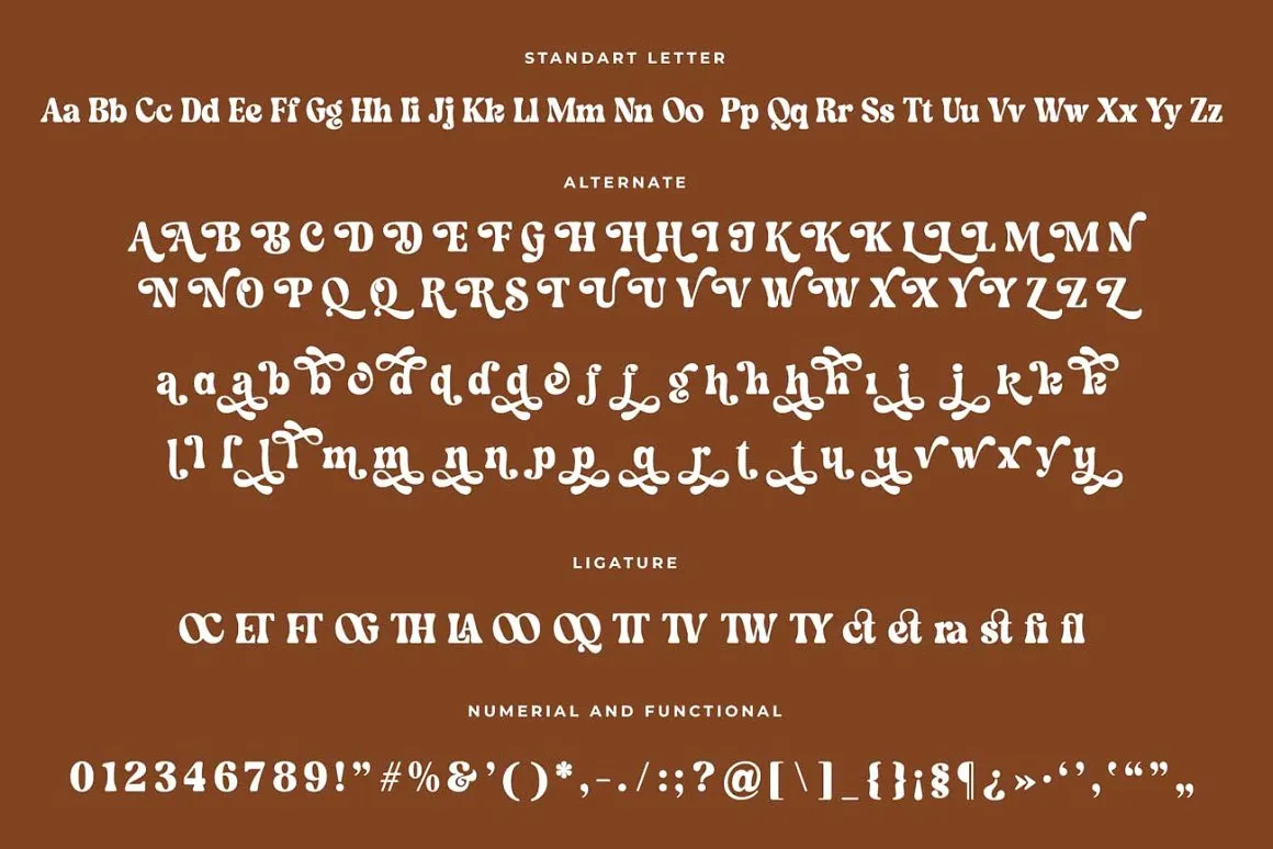 Пример шрифта Londona Italic