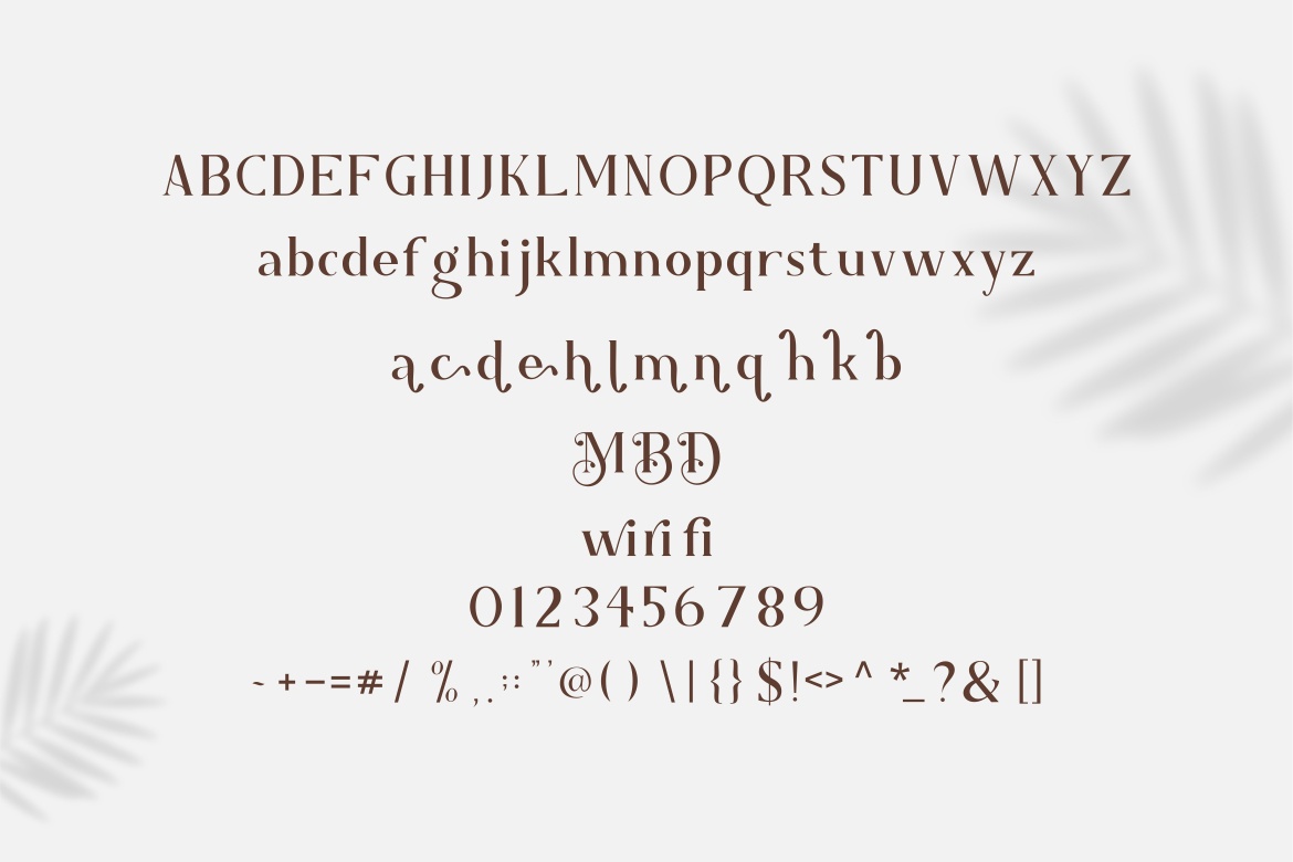 Пример шрифта Dwiahe Momkic Regular