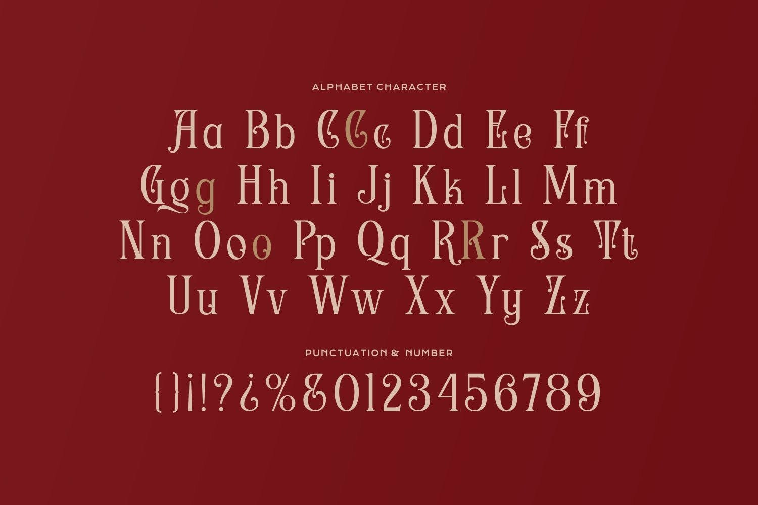 Пример шрифта Mons Gustonc Regular