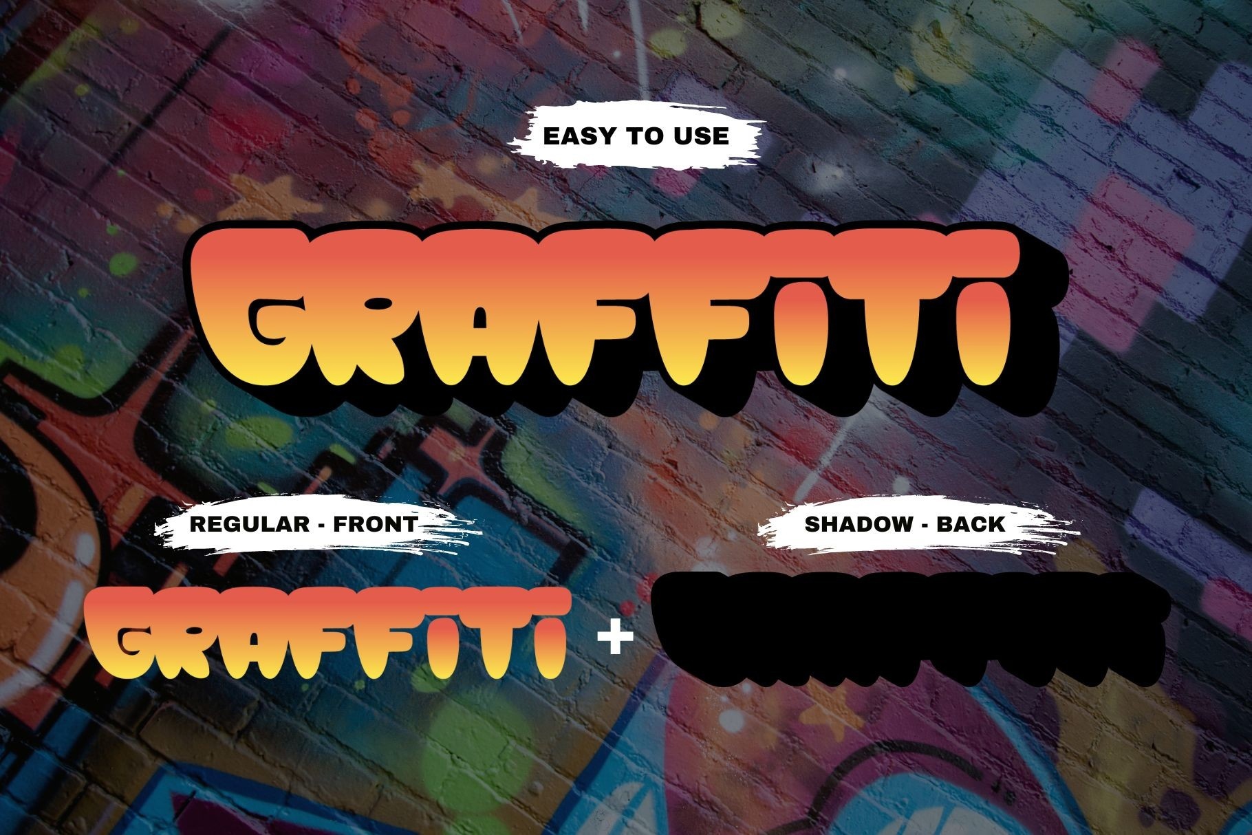 Пример шрифта Absolute Graffiti Shadow