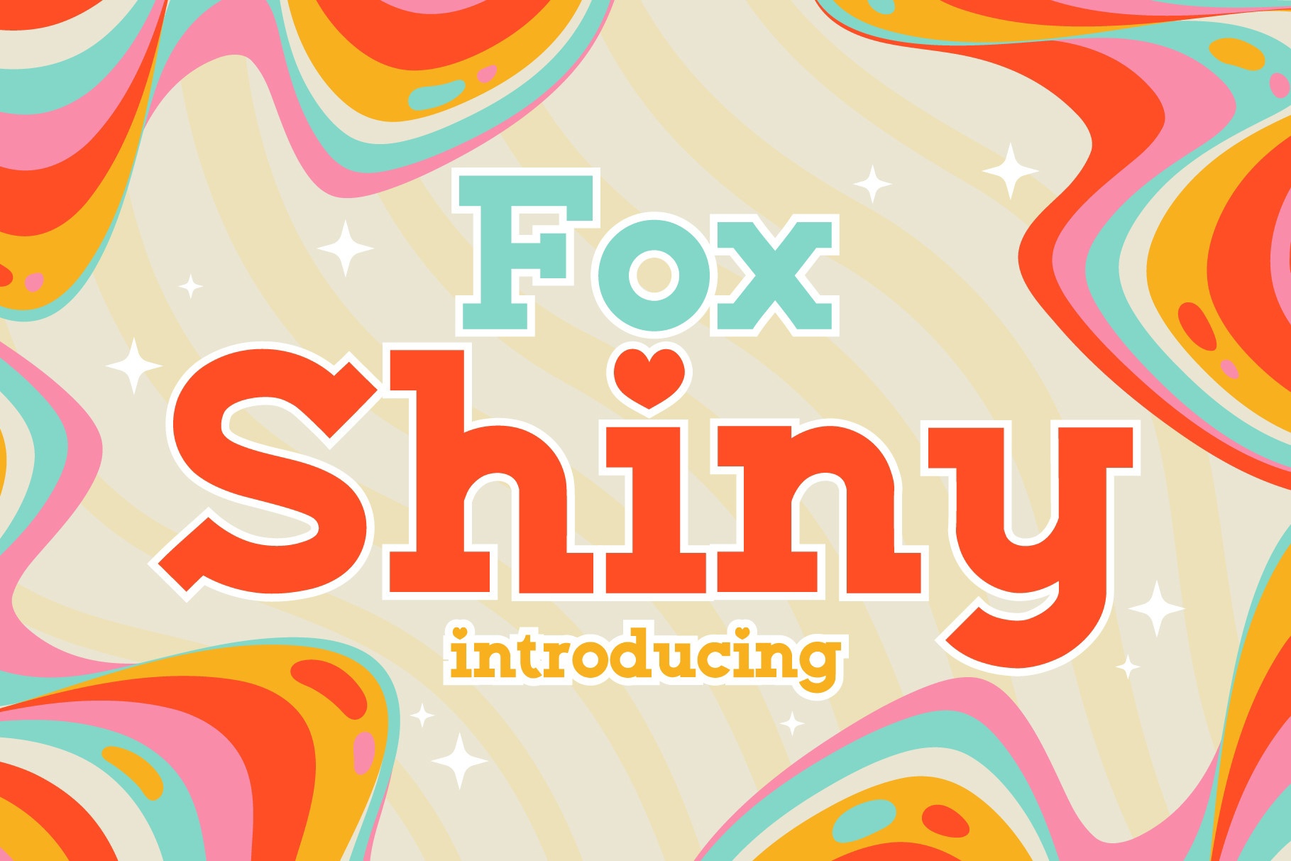 Пример шрифта Fox Shiny