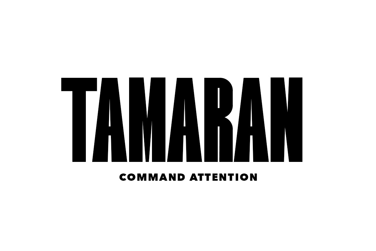Пример шрифта Tamaran