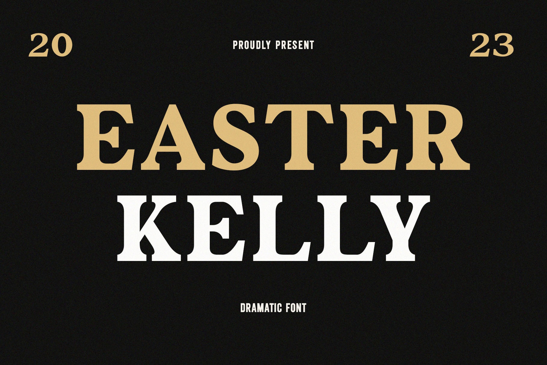 Пример шрифта Easter Kelly