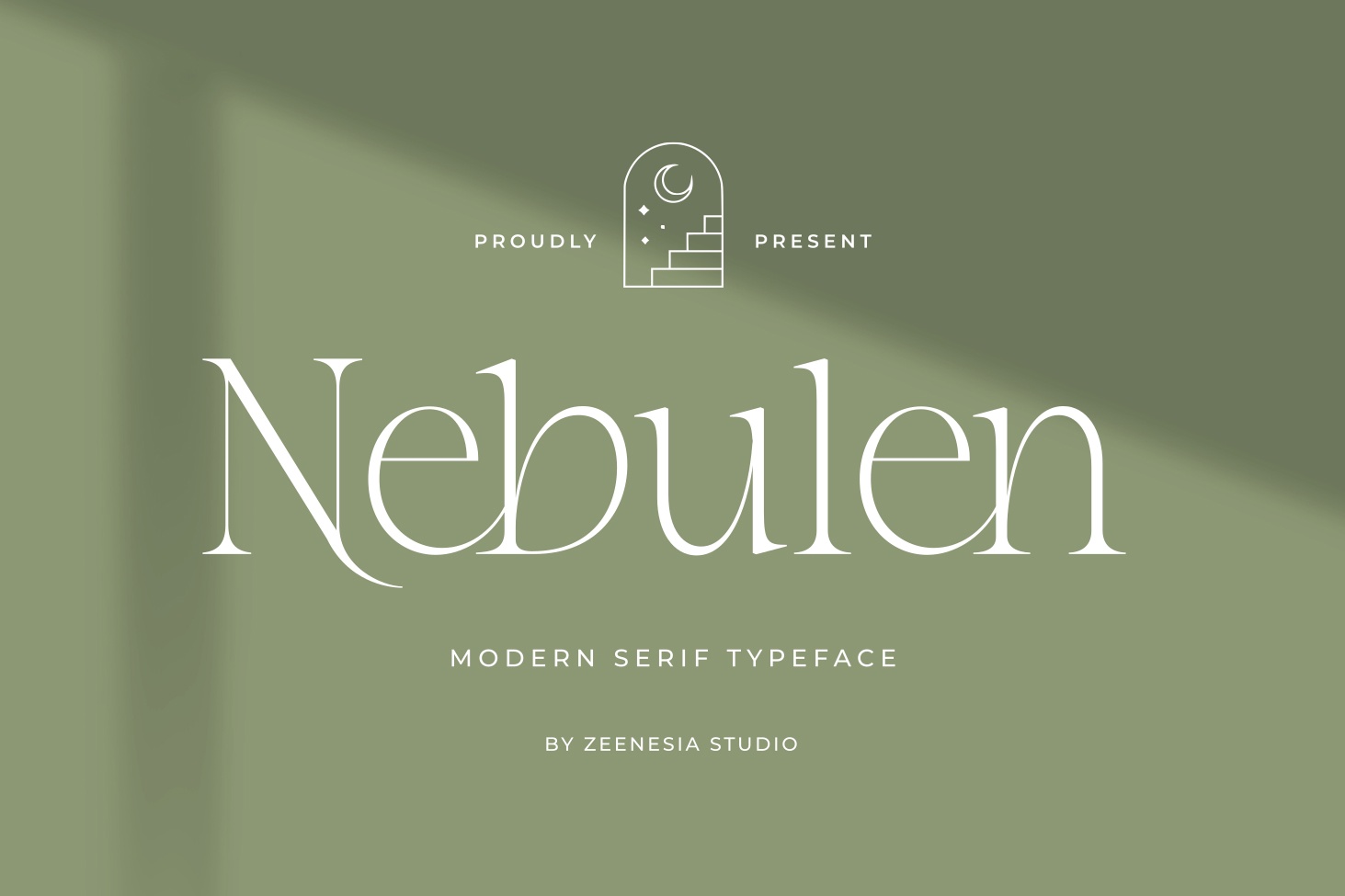 Пример шрифта Nebulen