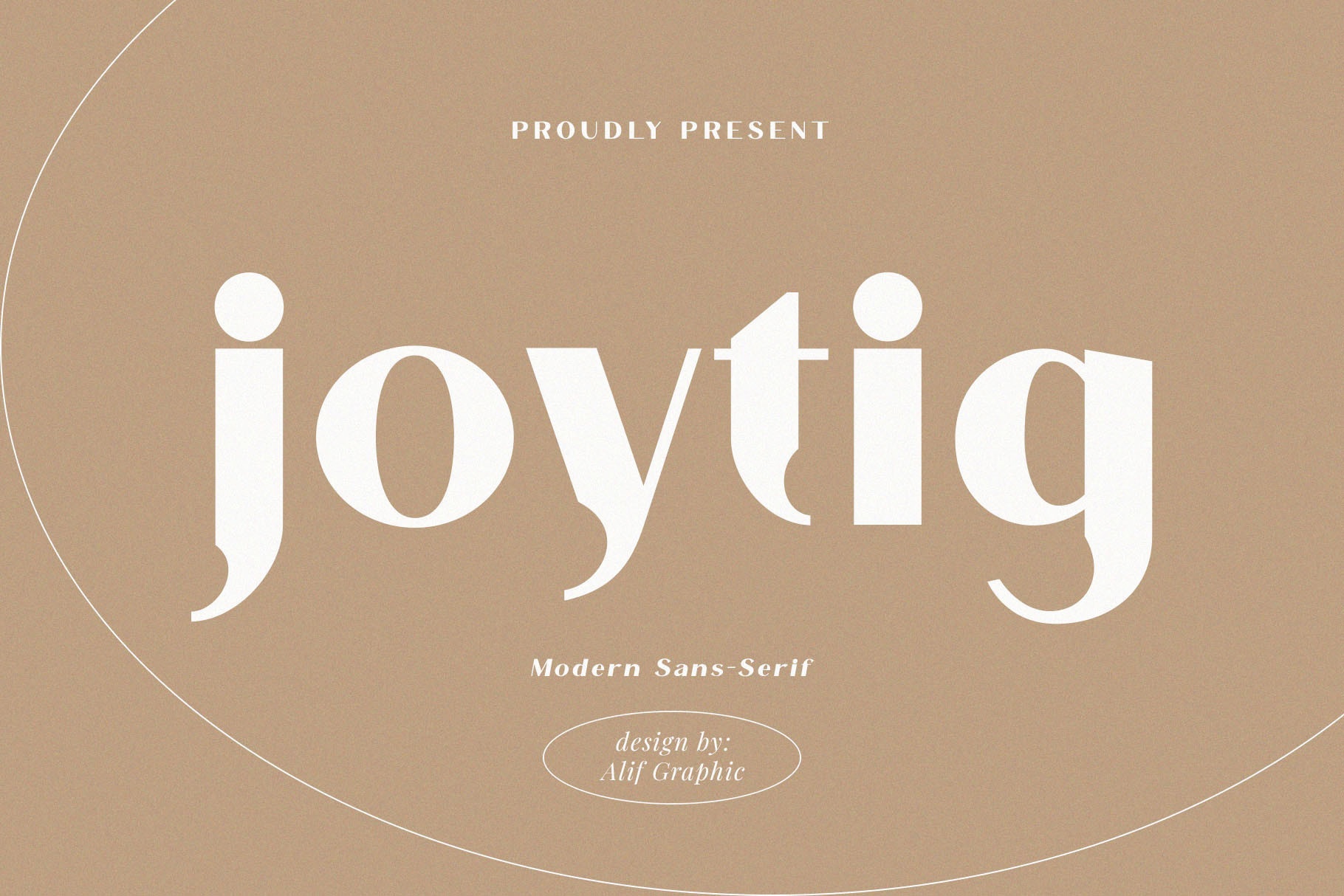 Пример шрифта Joytig