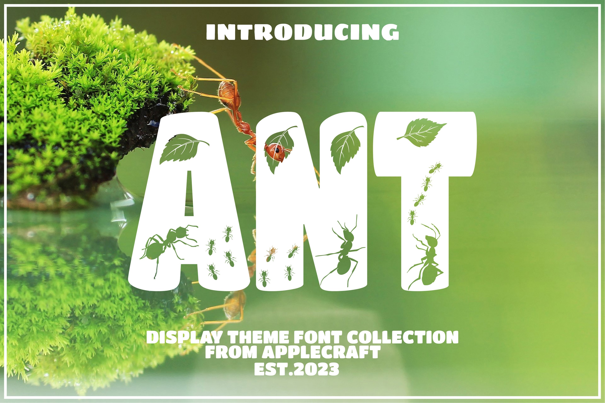 Пример шрифта Ant