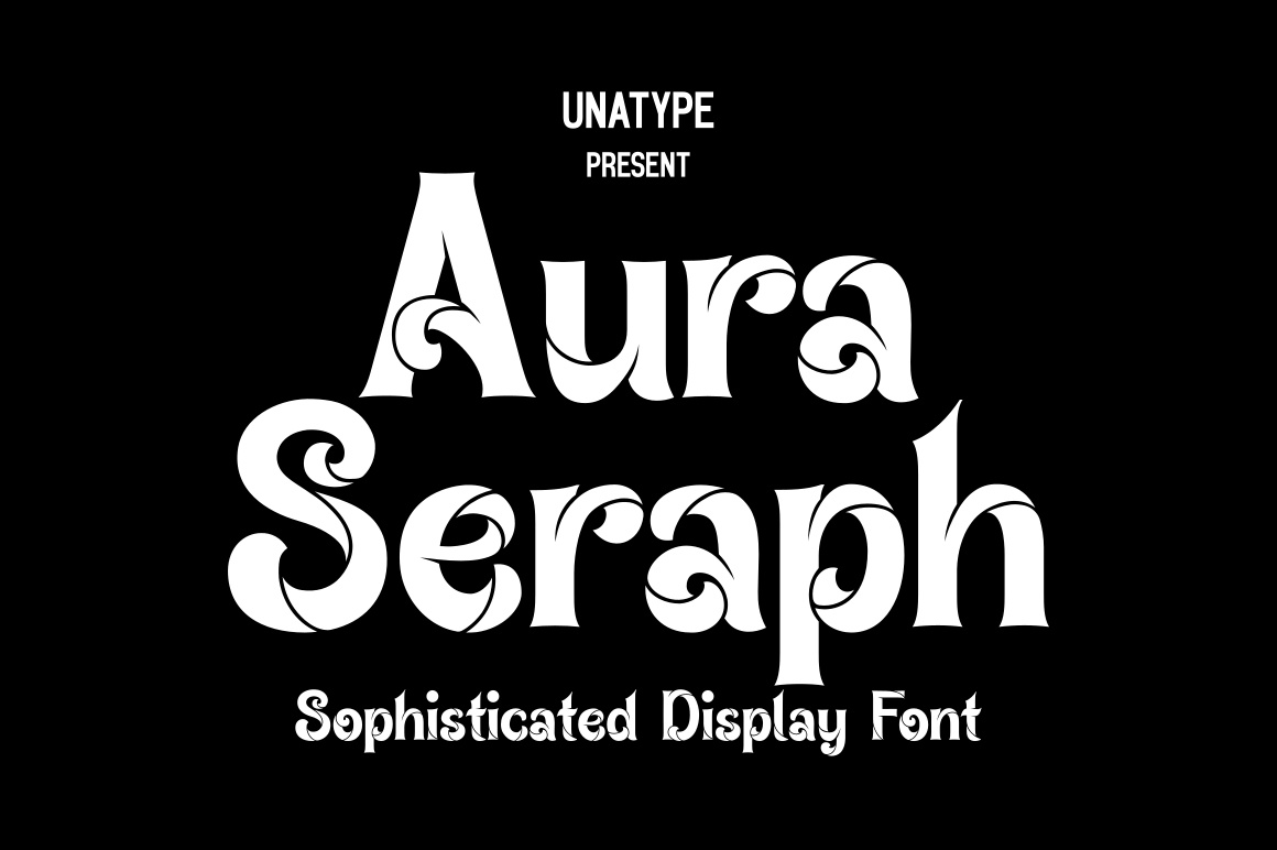 Пример шрифта Aura Seraph