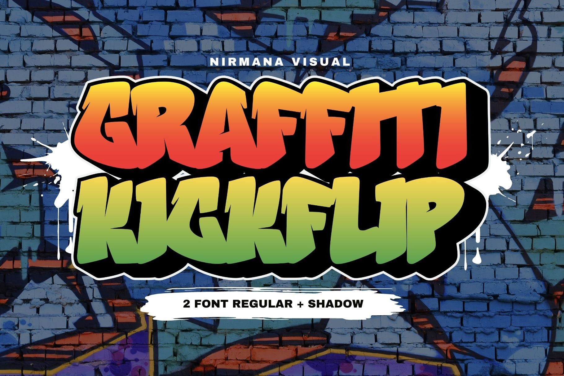 Пример шрифта Graffiti Kickflip Regular