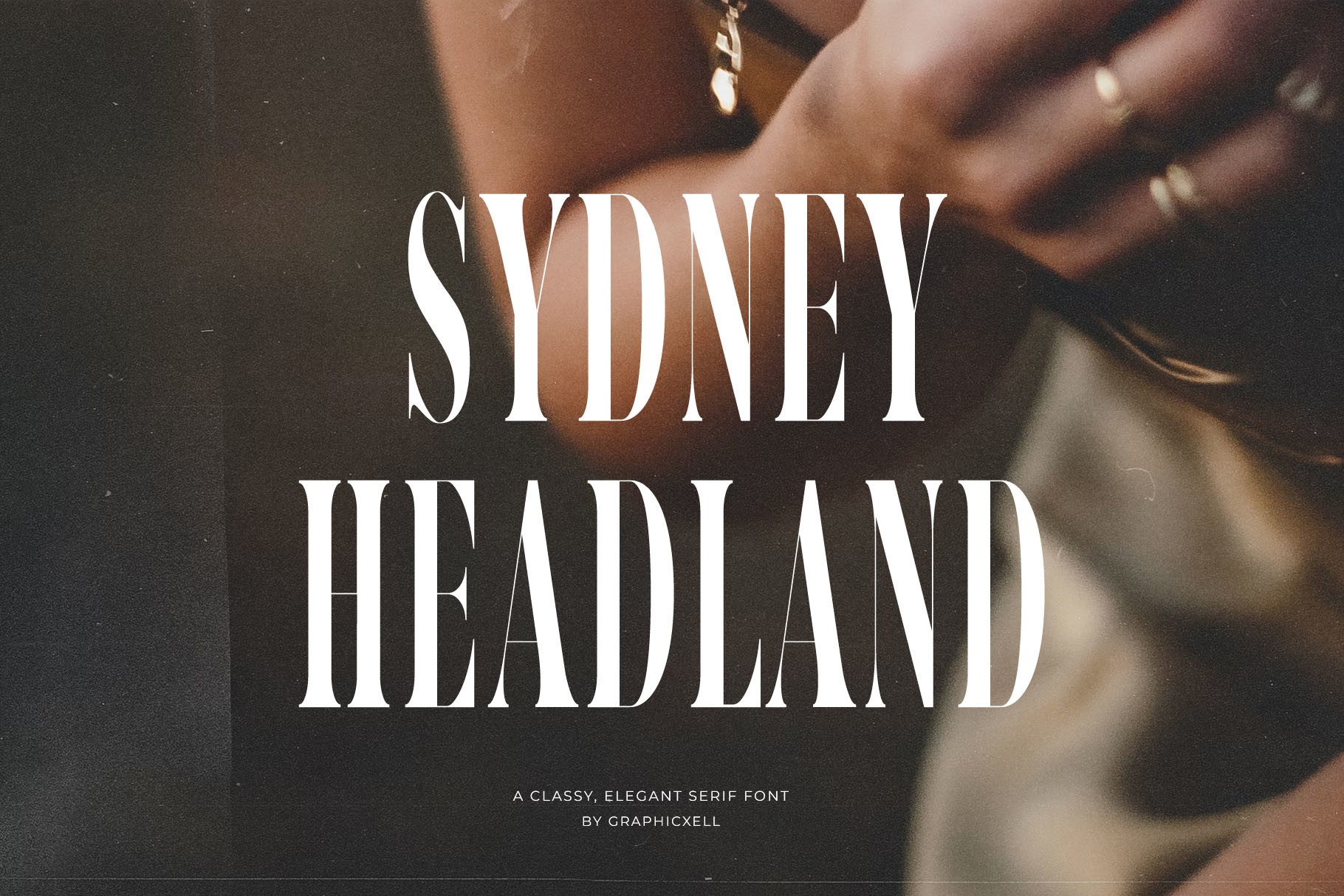 Пример шрифта Sidney Headland