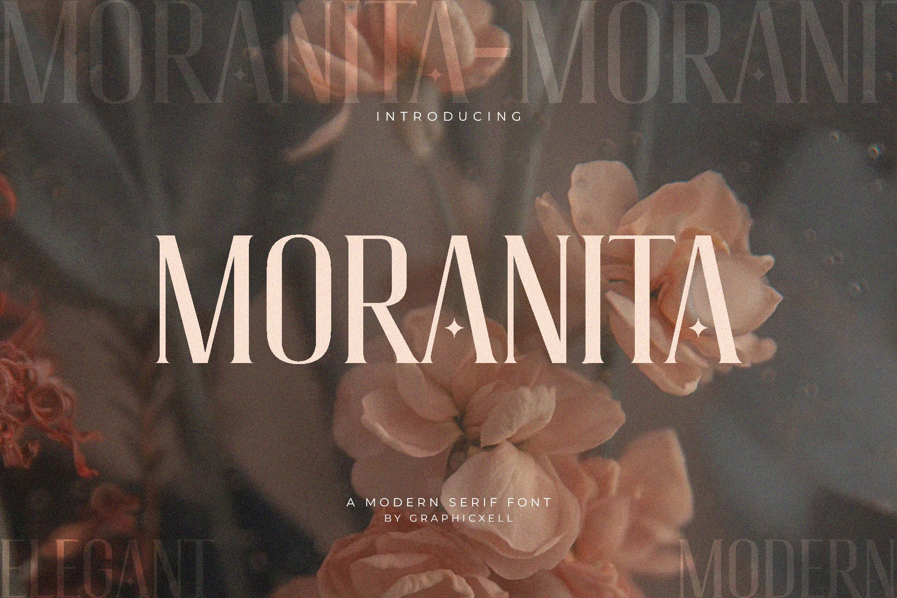 Пример шрифта Moranita